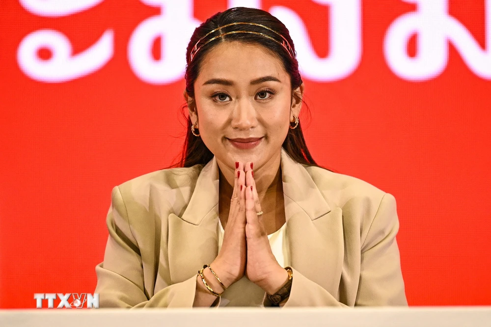 Bà Paetongtarn Shinawatra. (Ảnh: AFP/TTXVN)