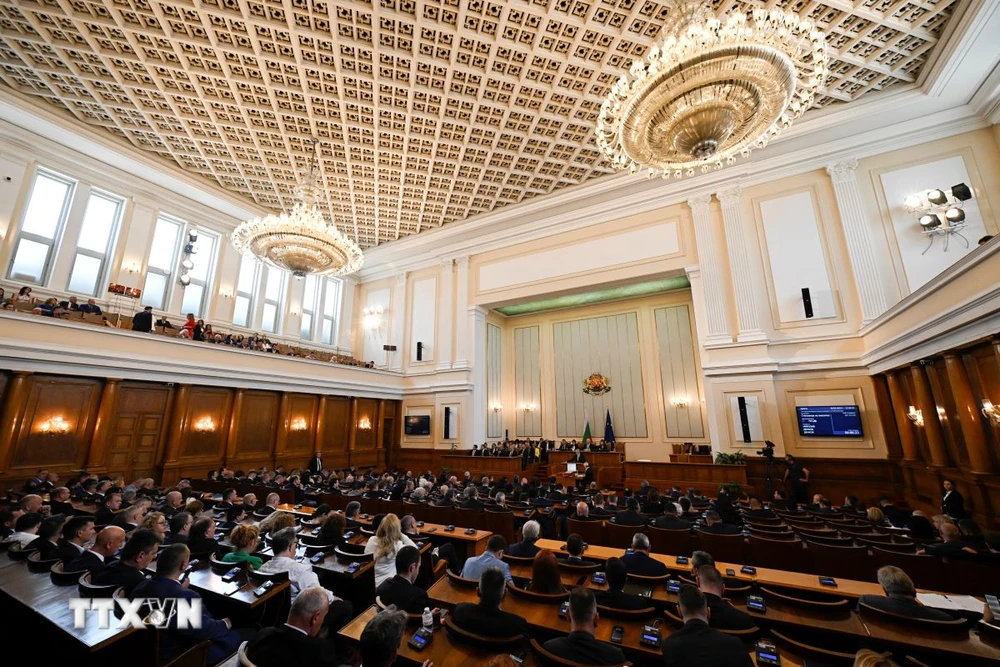 Toàn cảnh một phiên họp Quốc hội Bulgaria tại Sofia. (Ảnh: AFP/TTXVN)