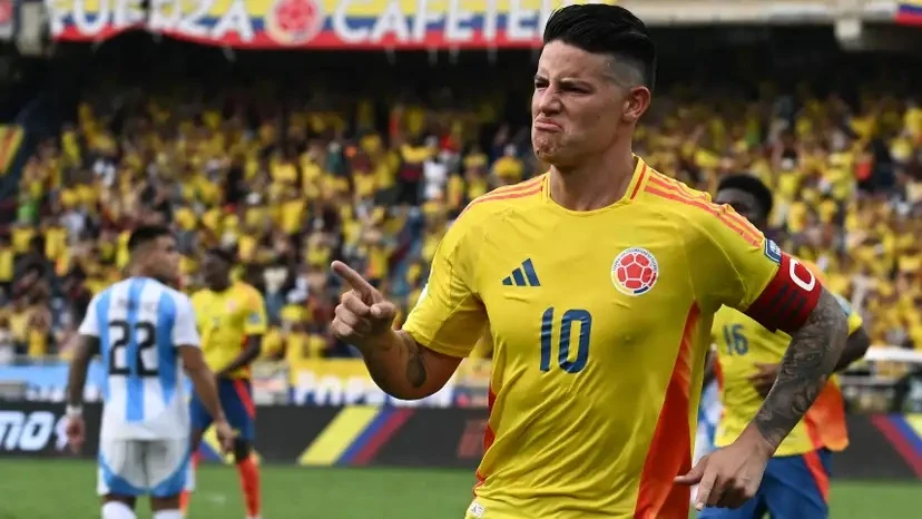 James Rodriguez tỏa sáng giúp Colombia đánh bại Argentina. (Nguồn: Getty Images)