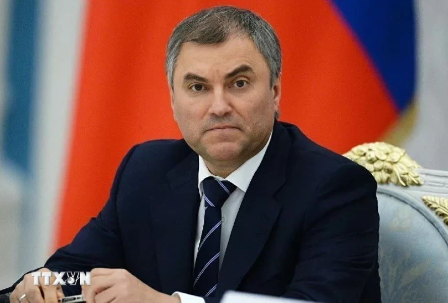 Chủ tịch Duma Quốc gia Nga Vyacheslav Volodin. (Ảnh: Sputnik/TTXVN)