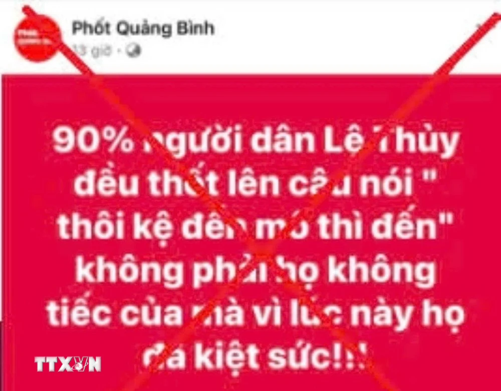 Xử lý nghiêm các trường hợp đăng tải thông tin sai sự thật về tình hình mưa lũ- Ảnh 1.