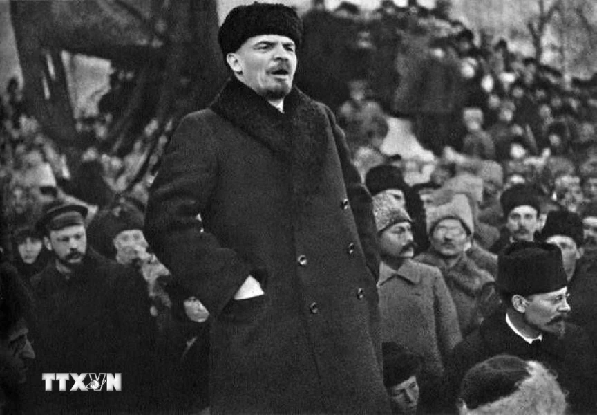 Vladimir Ilyich Lenin - lãnh tụ vĩ đại của giai cấp vô sản toàn thế giới. (Ảnh: Tư liệu quốc tế/TTXVN phát)