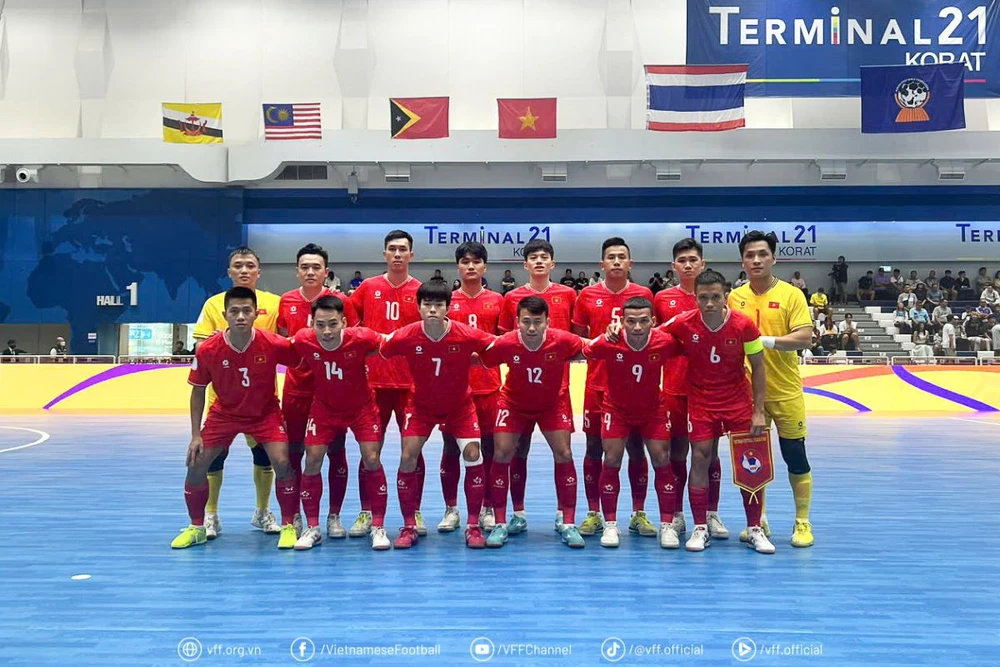 Futsal Việt Nam hướng đến mục tiêu đánh bại Futsal Australia ở bán kết. (Nguồn: VFF)