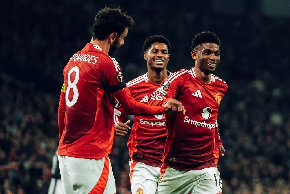 Manchester United chiến thắng đầu tiên ở Europa League mùa giải 2024-25. (Nguồn: Getty Images)