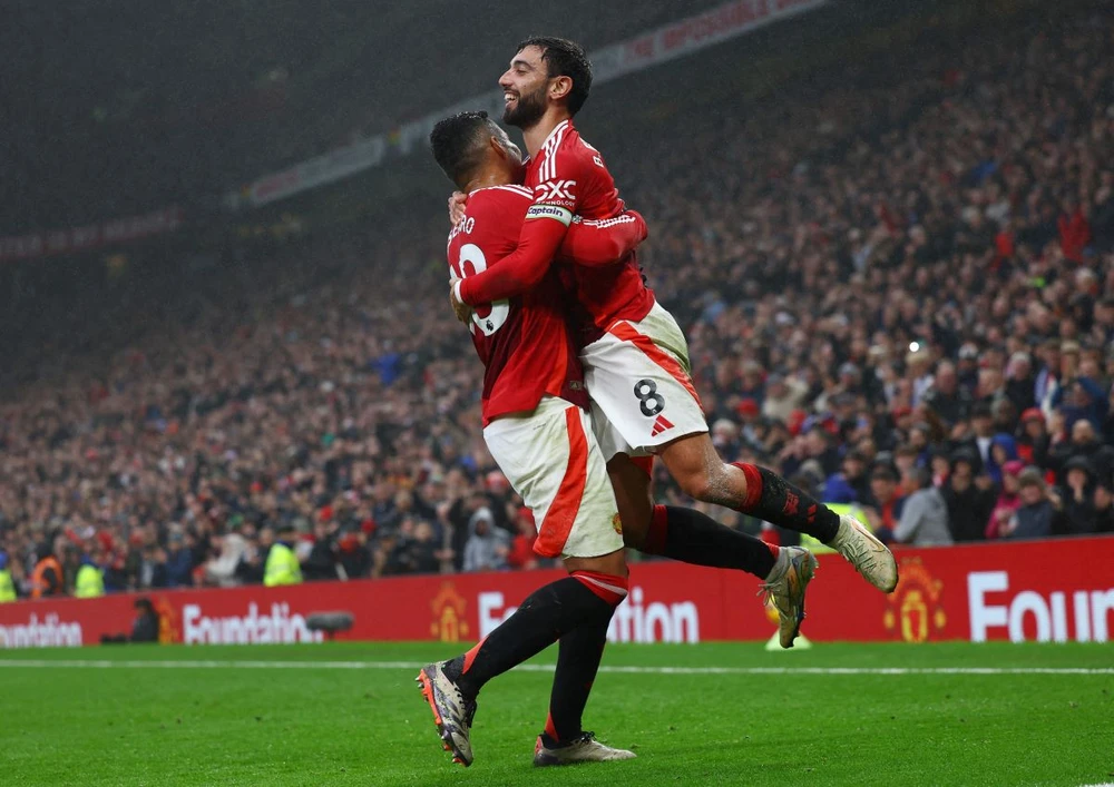 Manchester United chiến thắng tưng bừng tại Premier League. (Nguồn: Reuters)