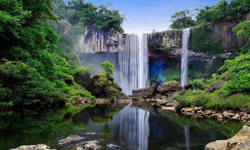 Cao nguyên Kon Hà Nừng được UNESCO công nhận là Khu dự trữ sinh quyển thế giới. (Nguồn ảnh: TTXVN)