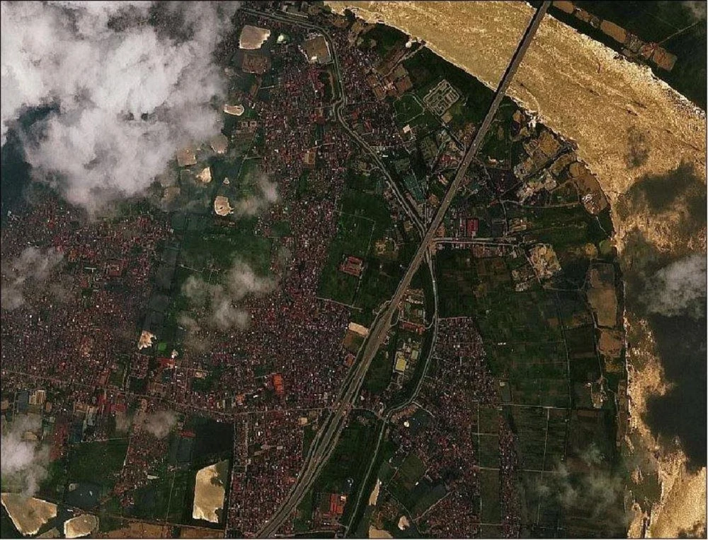 Ảnh chụp từ vệ tinh VNREDSat-1.