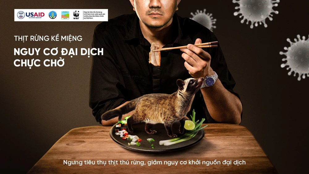 Dừng tiêu thụ thịt rừng để giảm các nguy cơ khởi nguồn dịch bệnh. (Nguồn ảnh: WWF-Việt Nam)