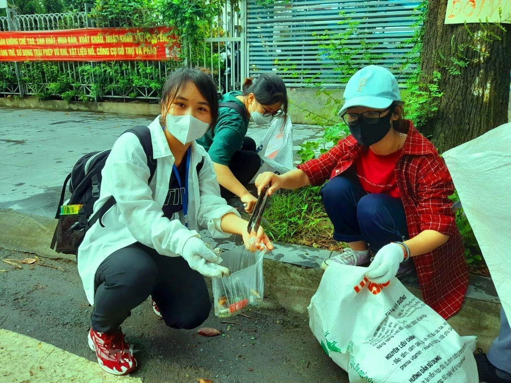 Chung tay hành động cho thế giới sạch hơn. (Ảnh minh họa. Nguồn: Hùng Võ/Vietnam+) 