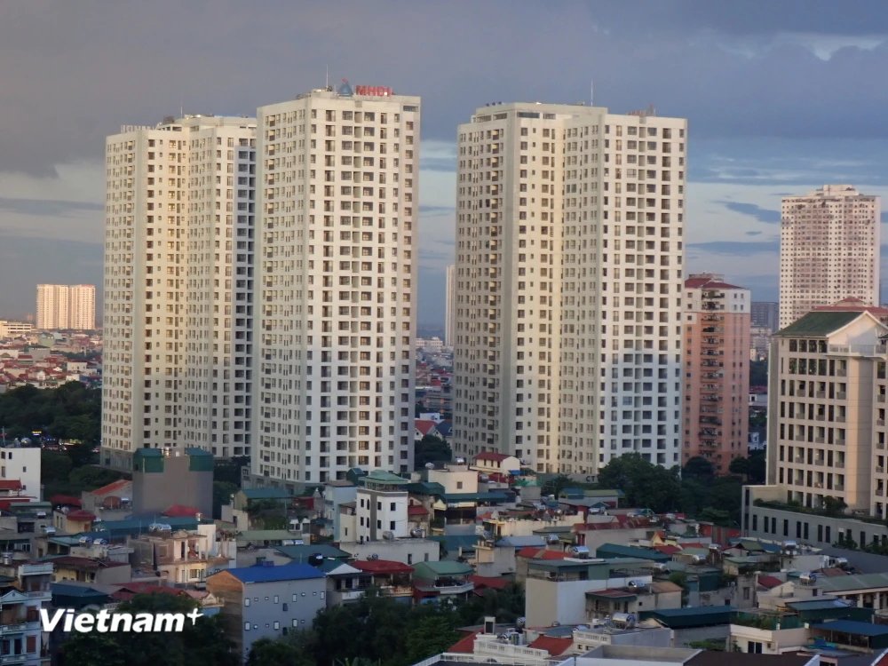 Nhu cầu phát triển, sở hữu chung cư luôn được các nhà đầu tư quan tâm. (Ảnh: Hùng Võ/Vietnam+)