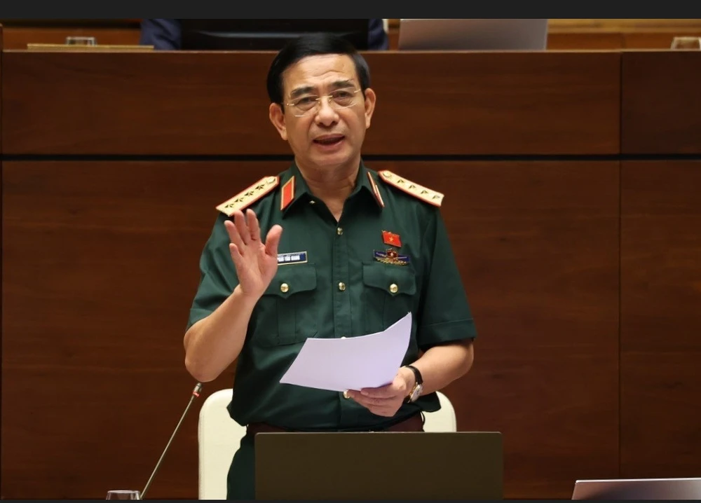 Đại tướng Phan Văn Giang, Bộ trưởng Bộ Quốc phòng. (Ảnh: Văn ĐiệpTTXVN)