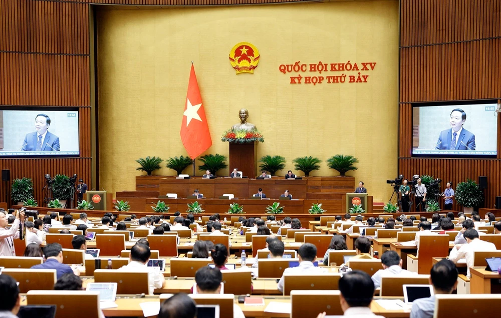 Quang cảnh phiên họp Quốc hội. (Nguồn ảnh: TTXVN)