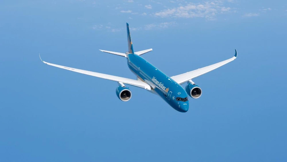 Máy bay của hãng hàng không Vietnam Airlines. (Ảnh: Anh Tuấn)