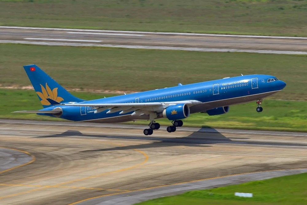 Dòng máy bay Airbus A330 đã chính thức chia tay Vietnam Airlines sau khi hoàn thành sứ mệnh cõng khách trong 13 năm qua. (Ảnh: CTV/Vietnam+)