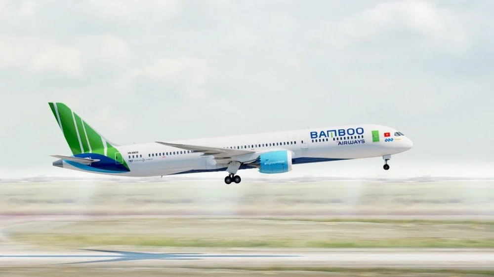 Bamboo Airways sẽ tập trung vào dòng máy bay thân rộng Boeing B787-9 Dreamliner và máy bay thân hẹp Airbus A321. (Ảnh: CTV/Vietnam+)