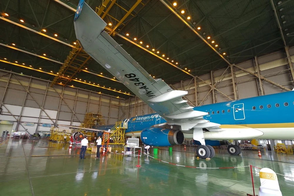 Các thiết bị, phần mềm máy bay cần sửa chữa, bảo dưỡng sẽ được thực hiện ngay tại Việt Nam. (Ảnh: Việt Hùng/Vietnam+)