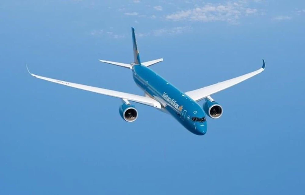 Máy bay của Vietnam Airlines. (Ảnh: Trang Trịnh/Vietnam+)