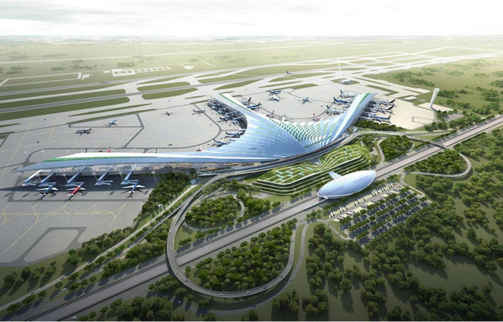 Phương án thiết kế kiến trúc sân bay Long Thành. (Nguồn ảnh: ACV)