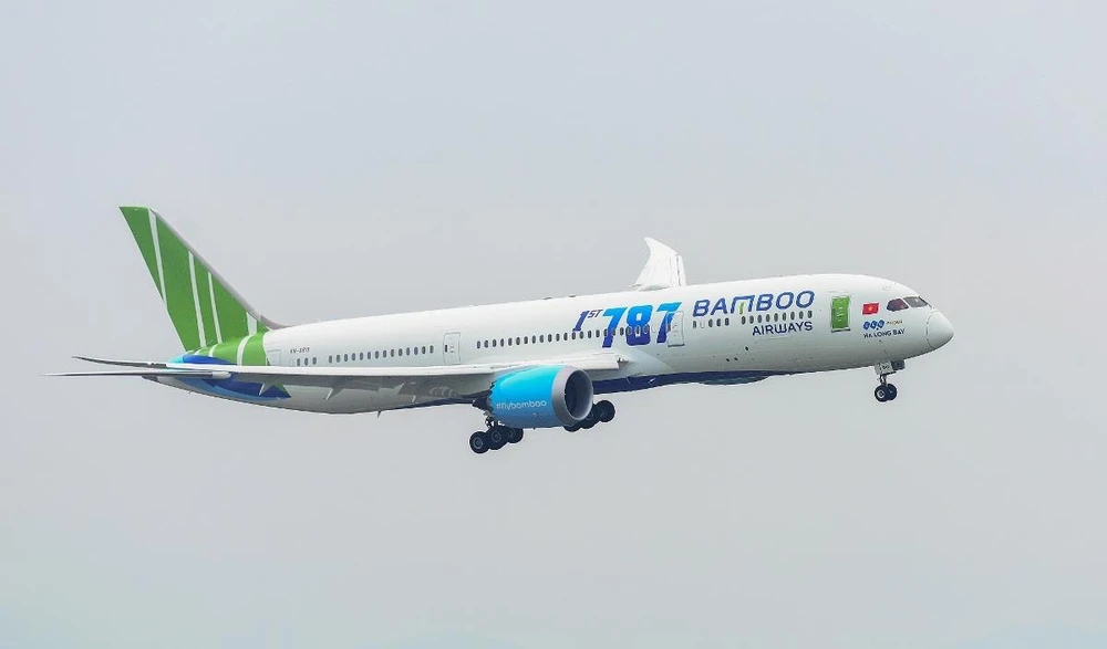 Hãng hãng không Bamboo Airways đã vừa đạt được chứng nhận đánh giá an toàn khai thác. (Ảnh: CTV/Vietnam+)