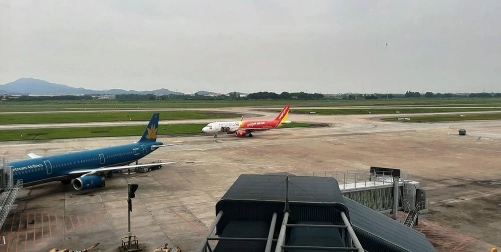 Các hãng hàng không Việt giảm tần suất, dừng một số đường bay Hàn Quốc do lo ngại dịch COVID-19 đang bùng phát nhanh chóng ở nước này. (Ảnh: Việt Hùng/Vietnam+)