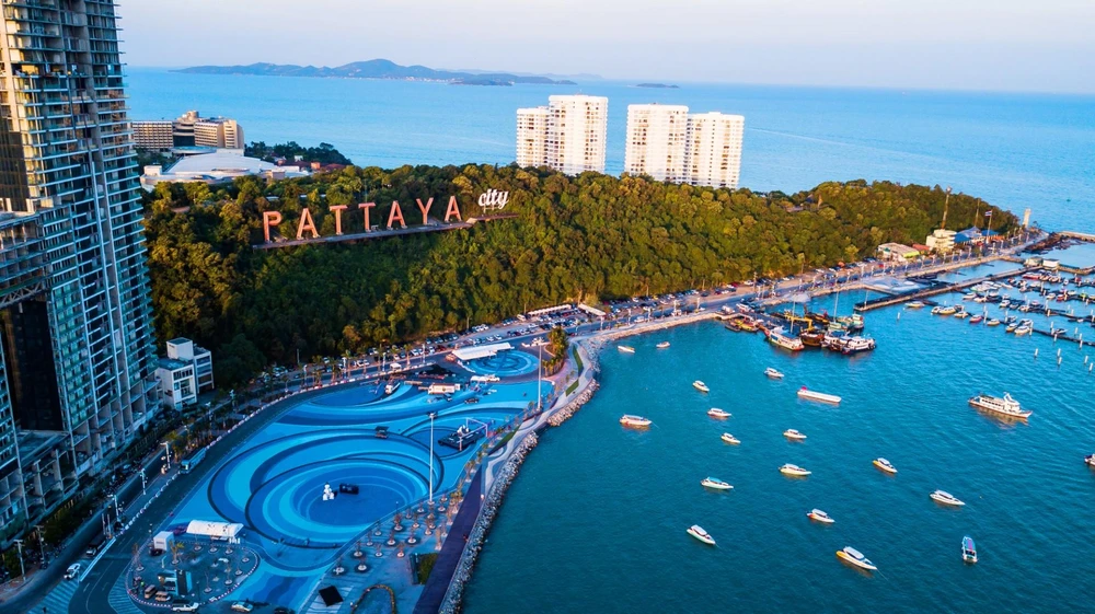 Điểm du lịch Pattaya nổi tiếng của Thái Lan. (Ảnh: CTV/Vietnam+)
