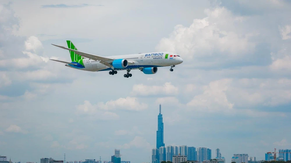 Bamboo Airways khôi phục và mở mới hàng loạt các đường bay quốc tế. (Ảnh: CTV/Vietnam+)