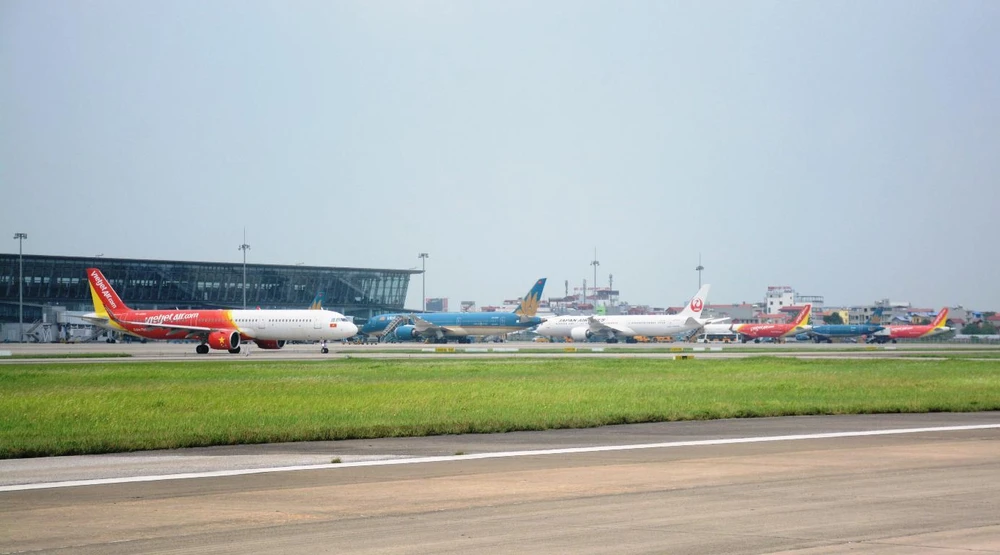 Các hãng hàng không Việt Nam vẫn đang trông chờ vào việc mở lại các đường bay quốc tế. (Ảnh: Việt Hùng/Vietnam+)