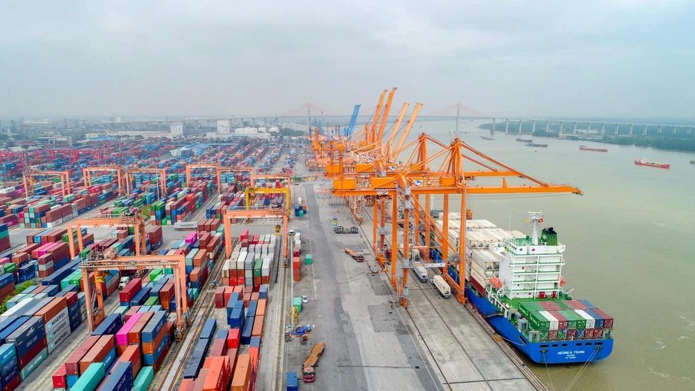 Tổng nhu cầu vốn đầu tư hệ thống cảng biển đến năm 2030 khoảng 313.000 tỷ đồng. (Ảnh: CTV/Vietnam+)