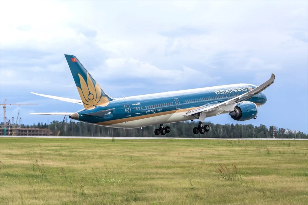 Vietnam Airlines đã xây dựng phương án để đưa công dân Việt Nam từ Ukraine về nước. (Ảnh: CTV/Vietnam+)