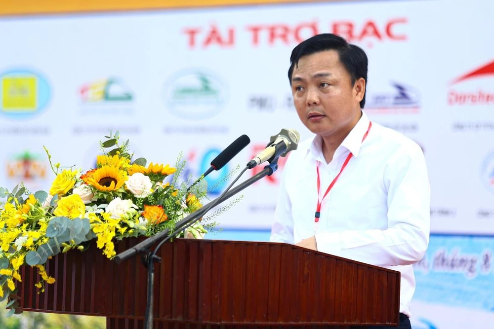 Ông Hoàng Gia Khánh, tân Tổng Giám đốc Tổng công ty Đường sắt Việt Nam. (Ảnh: PV/Vietnam+)