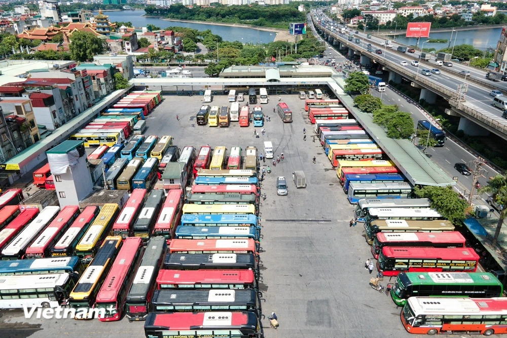 Bộ Giao thông Vận tải thành lập 4 đoàn kiểm tra công tác quản lý Nhà nước của Sở Giao thông Vận tải đối với hoạt động kinh doanh vận tải bằng xe ôtô. (Ảnh: PV/Vietnam+)