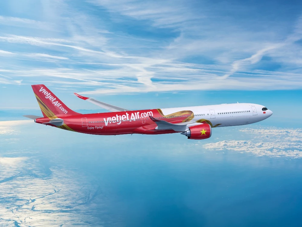 Dòng máy bay thân rộng thế hệ mới A330neo (A330-900) được Vietjet ký hợp đồng mua mới. (Ảnh: PV/Vietnam+)