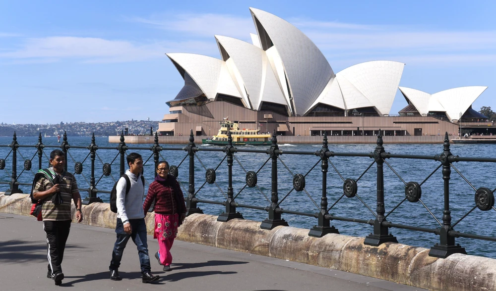 Nhà hát con sò tại Sydney, Australia. (Ảnh: AFP/TTXVN) 