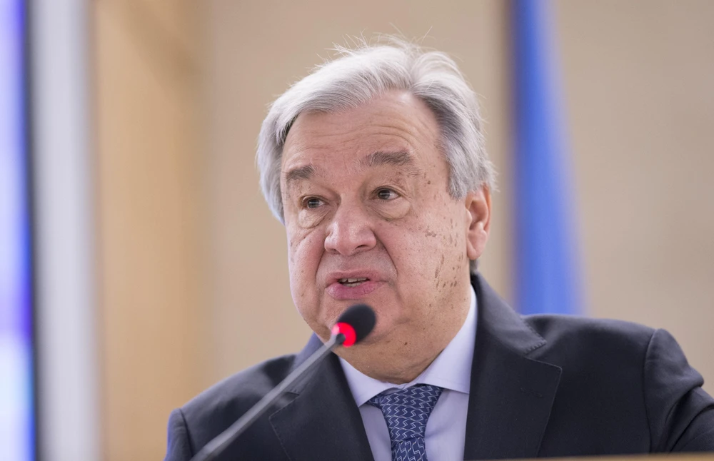 Tổng Thư ký Liên hợp quốc Antonio Guterres. (Nguồn: THX/TTXVN)