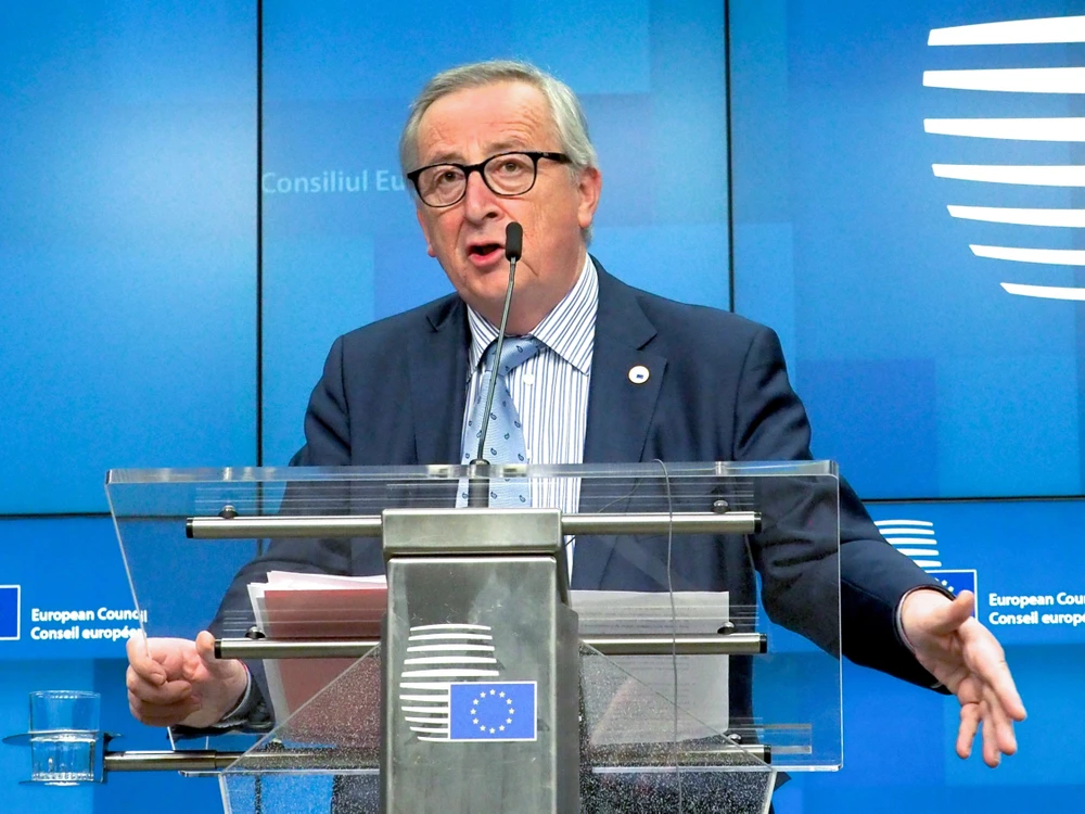 Chủ tịch Ủy ban châu Âu (EC) Jean-Claude Juncker. (Ảnh: THX/TTXVN) 