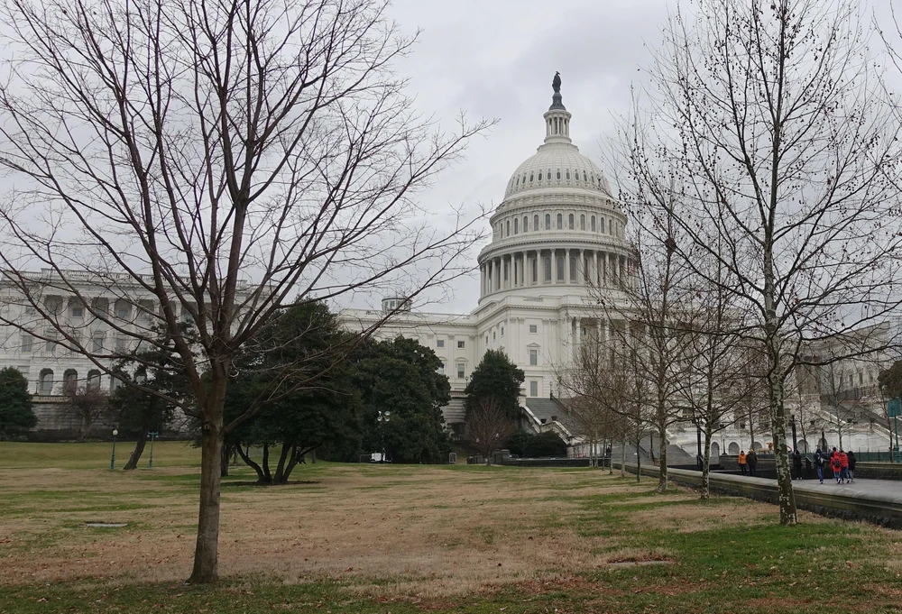  Quang cảnh Hạ viện Mỹ ở Washington DC. (Ảnh: THX/TTXVN)