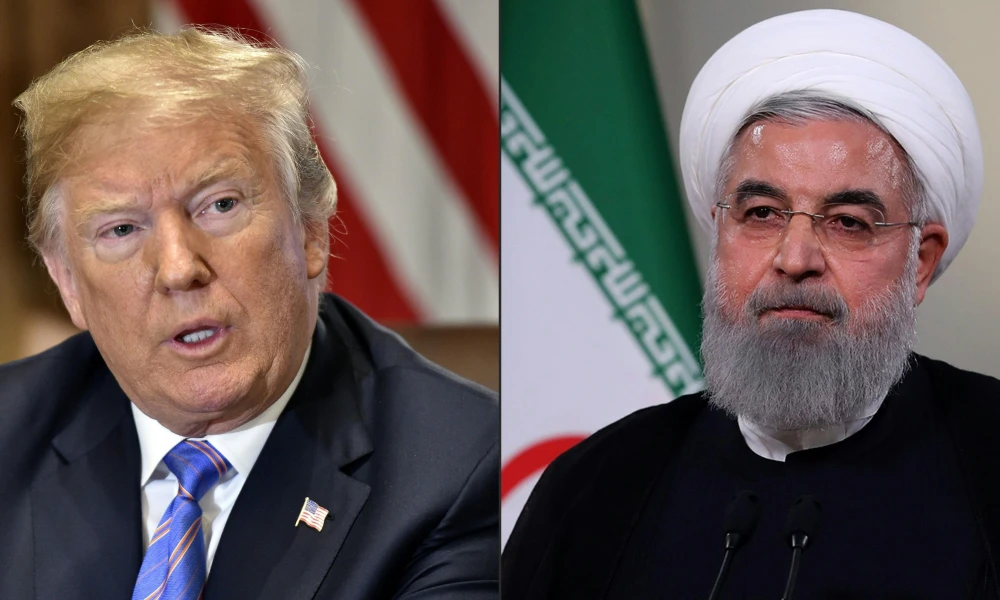 Tổng thống Mỹ Donald Trump (trái) và Tổng thống Iran Hassan Rouhani. (Ảnh: AFP/ TTXVN)