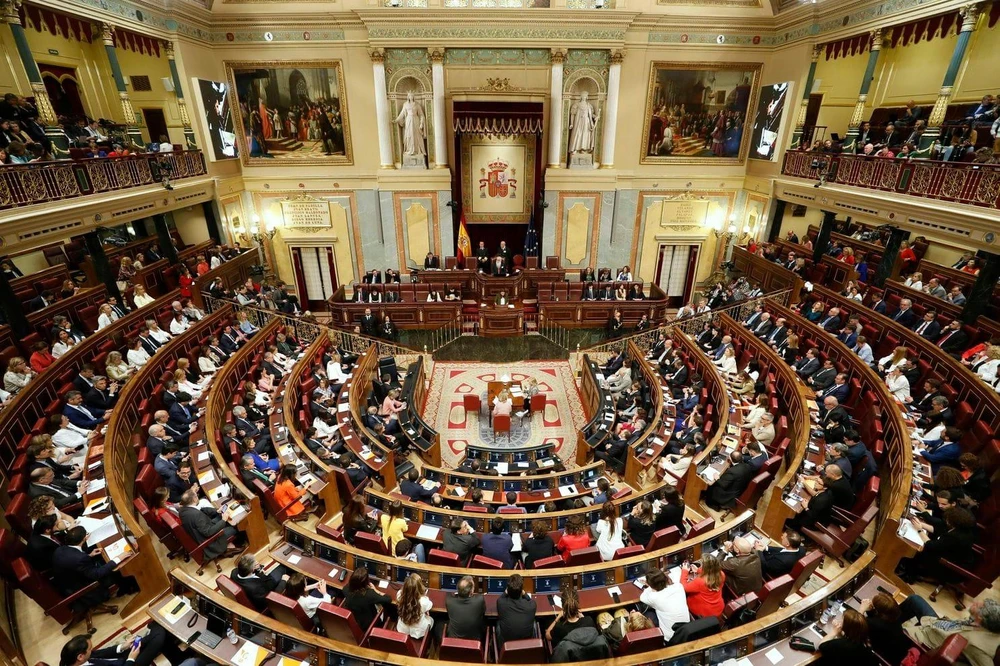 Một phiên họp Quốc hội Tây Ban Nha. (Nguồn: AP)