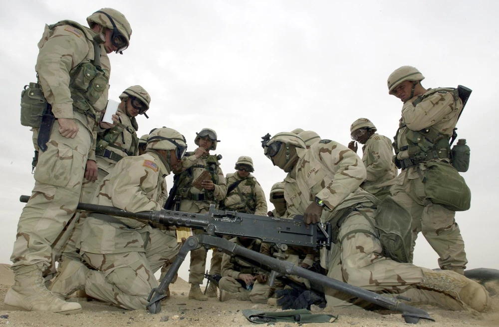 Mỹ điều thêm 1.500 binh sỹ tới Trung Đông trong bối cảnh leo thang căng thẳng với Iran. (Nguồn: AFP/TTXVN)