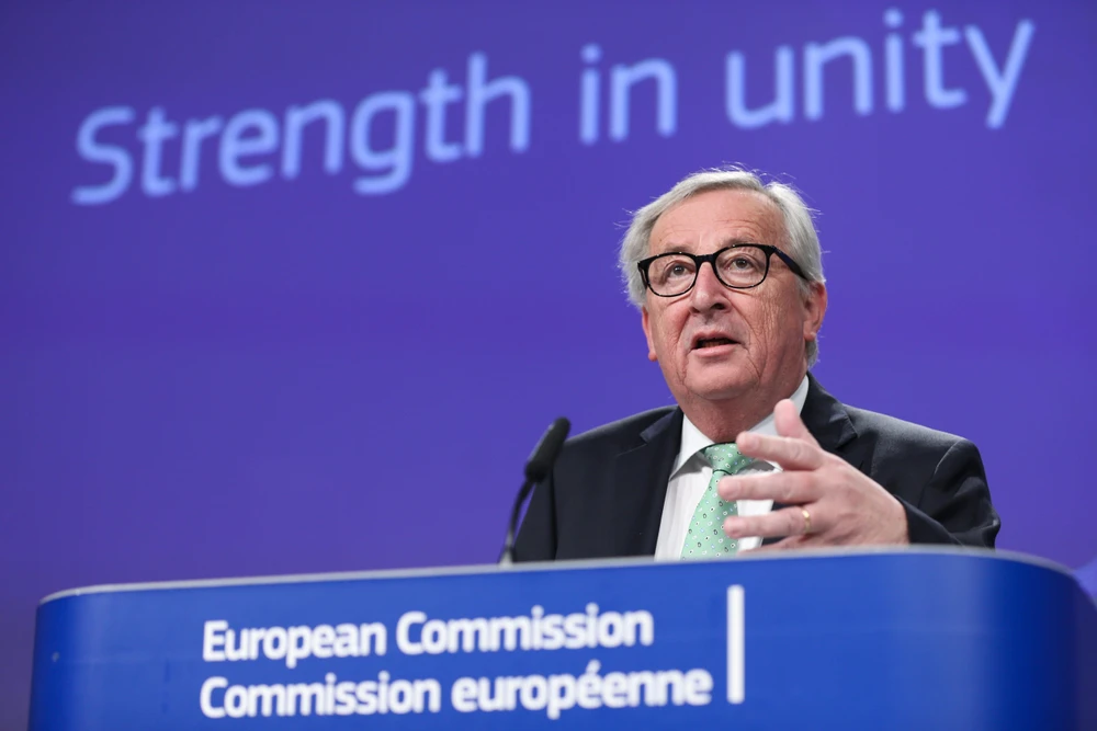 Chủ tịch Ủy ban châu Âu Jean-Claude Juncker. (Ảnh: THX/ TTXVN)