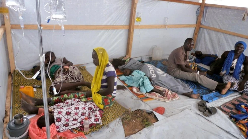 Một trạm cấp cứu dành cho những bệnh nhân mắc bệnh tả tại Cameroon. (Ảnh: TTXVN)