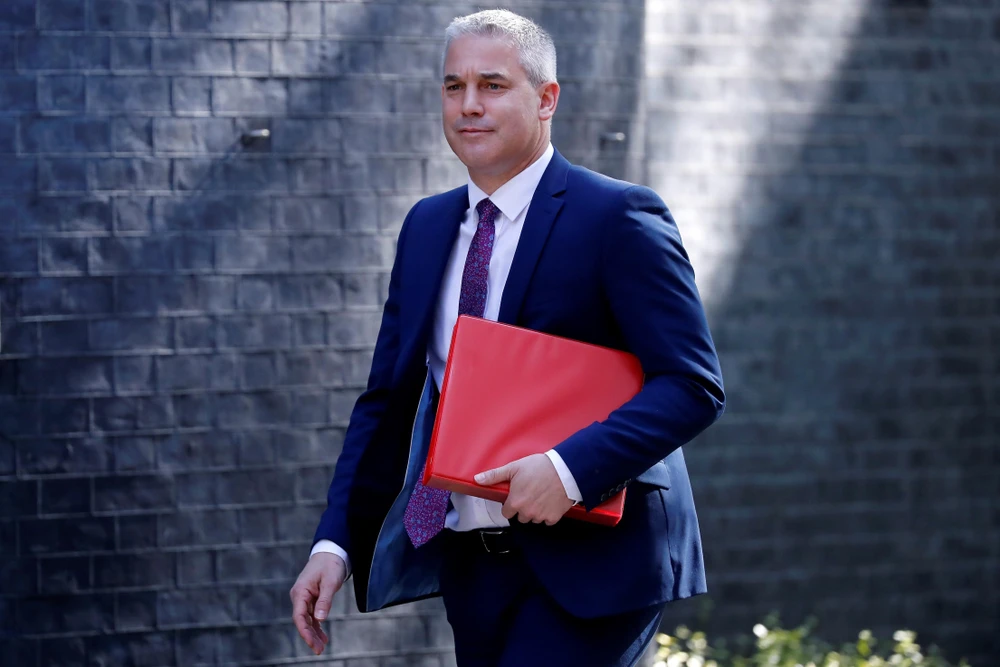 Bộ trưởng Anh phụ trách vấn đề Brexit Stephen Barclay tới dự cuộc họp nội các ở London ngày 7/5/2019. (Ảnh: AFP/TTXVN)