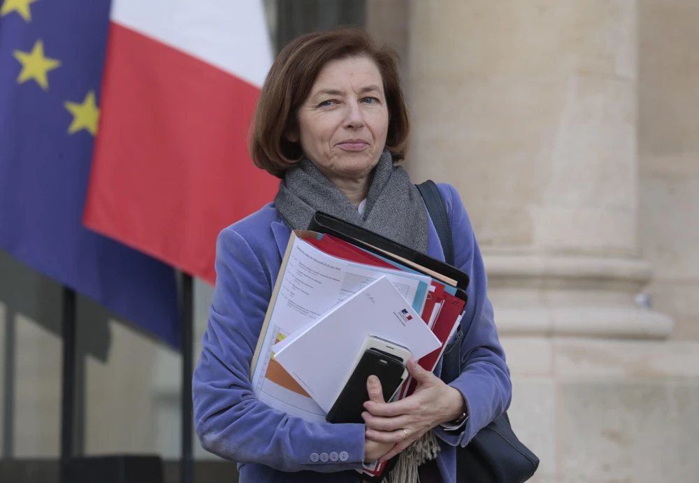 Bộ trưởng Quốc phòng Pháp Florence Parly. (Ảnh: AFP/ TTXVN)