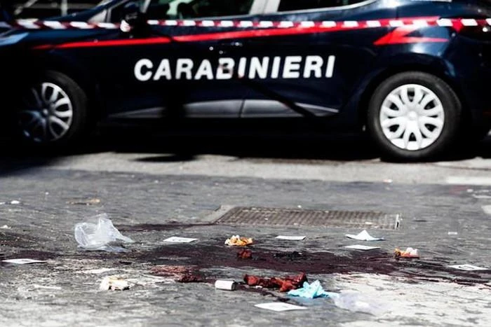 Hiện trường nơi sỹ quan carabinieri Mario Cerciello Rega bị đâm chết. (Ảnh: AP)