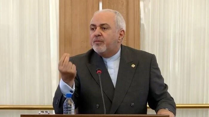 Ngoại trưởng Iran Mohammad Javad Zarif phát biểu trong cuộc họp báo tại thủ đô Tehran ngày 5/8/2019. (Ảnh: IRNA/TTXVN)