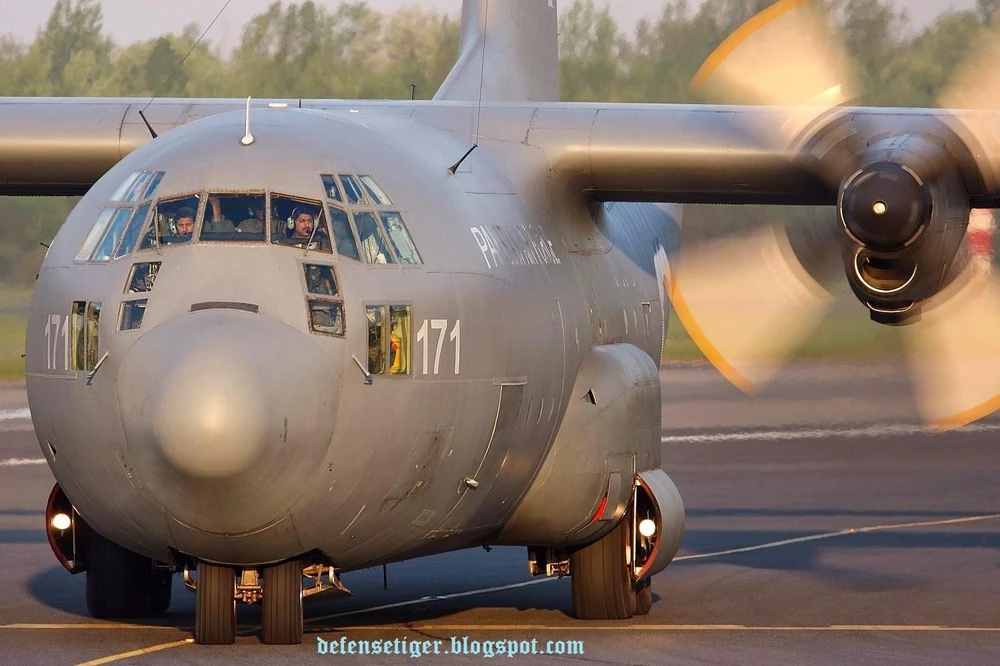 Máy bay vận tải quân sự C-130 của Không quân Pakistan. (Nguồn: Pakistani Army)