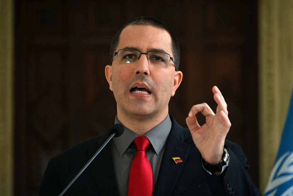 Ngoại trưởng Venezuela Jorge Arreaza. (Ảnh: AFP/TTXVN)