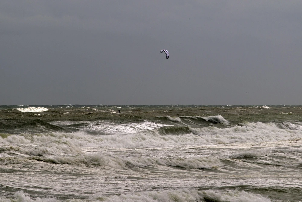 Bão Dorian có thể gây sóng cao tới 2,1 mét tại một số khu vực ở bờ biển Carolina. (Nguồn: AFP/TTXVN)