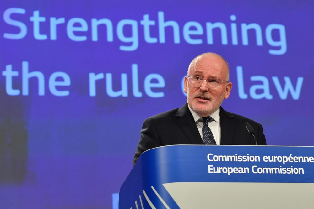 Phó Chủ tịch EC Frans Timmermans. (Ảnh: AFP/ TTXVN)