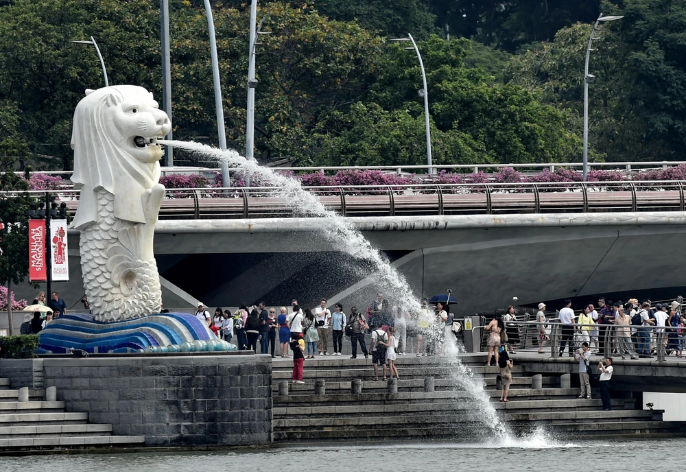 Tăng trưởng kinh tế của Singapore chậm nhất trong gần một thập niên. (Nguồn: AFP/TTXVN)